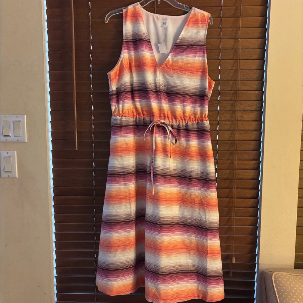 GAP Multicolor Striped Dress